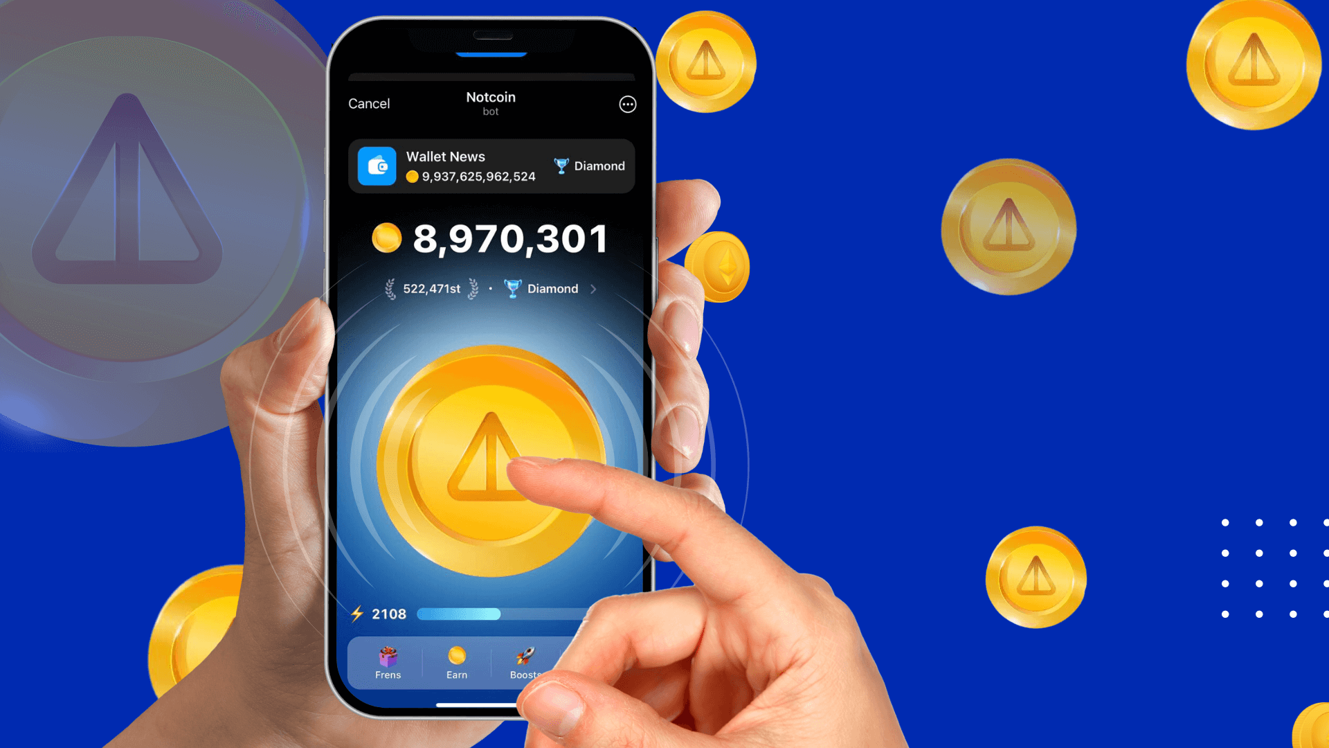آموزش برداشت نات کوین از ربات و انتقال به کیف پول