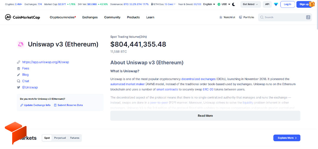 exchange page