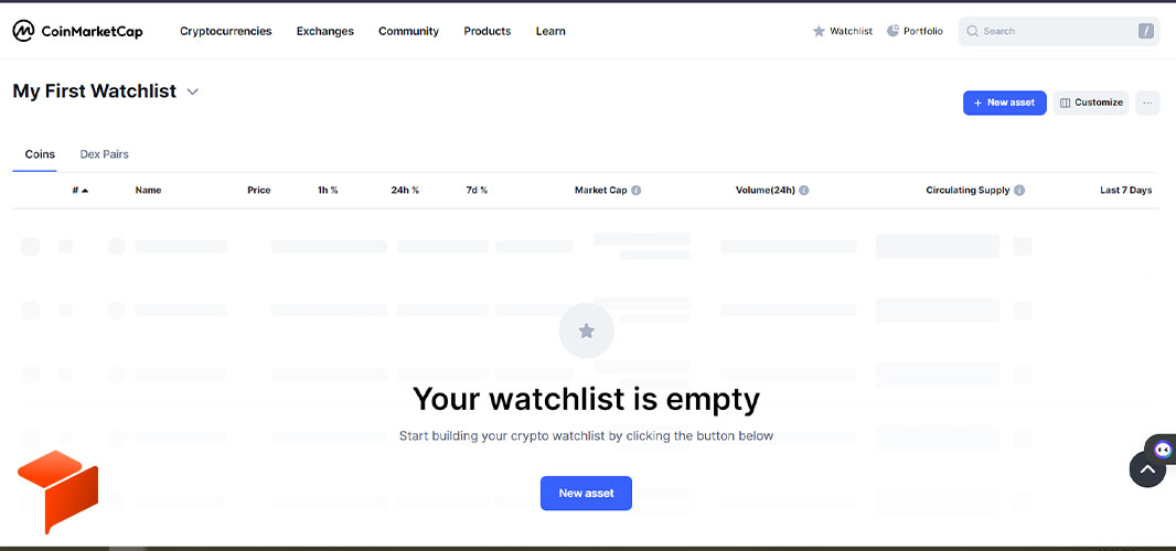 لیست پیگیری (Watchlist)