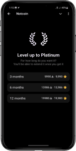 ارتقا نات کوین به سطح پلاتینیوم