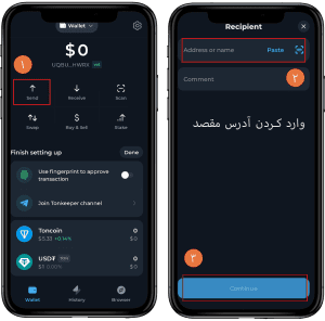 برداشت ارز دیجیتال از تون کیپر