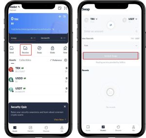 آموزش سواپ در ترون لینک