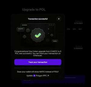 تکمیل فرایند تبدیل ارز ماتیک به pol