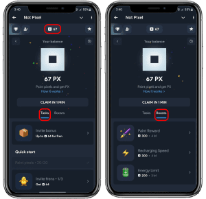 بخش task و boost در ایردراپ پیکسل