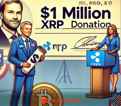 هم بنیان گذار ریپل 1 میلیون دلار به کمپین انتخاباتی کامالا هریس اهدا کرد