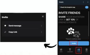 تب رفرال گیری و دعوت دوستان (Friends)