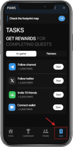 تب Earn