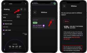 چگونه توکن های PIXFI را از کیف پول برداشت کنیم؟