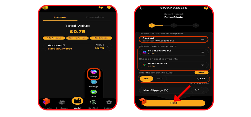 سواپ و تبدیل ارز دیجیتال 1