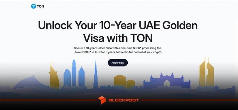 دریافت ویزای امارات با تون! چگونه با استیک ارز TON اقامت امارات را دریافت کنیم؟