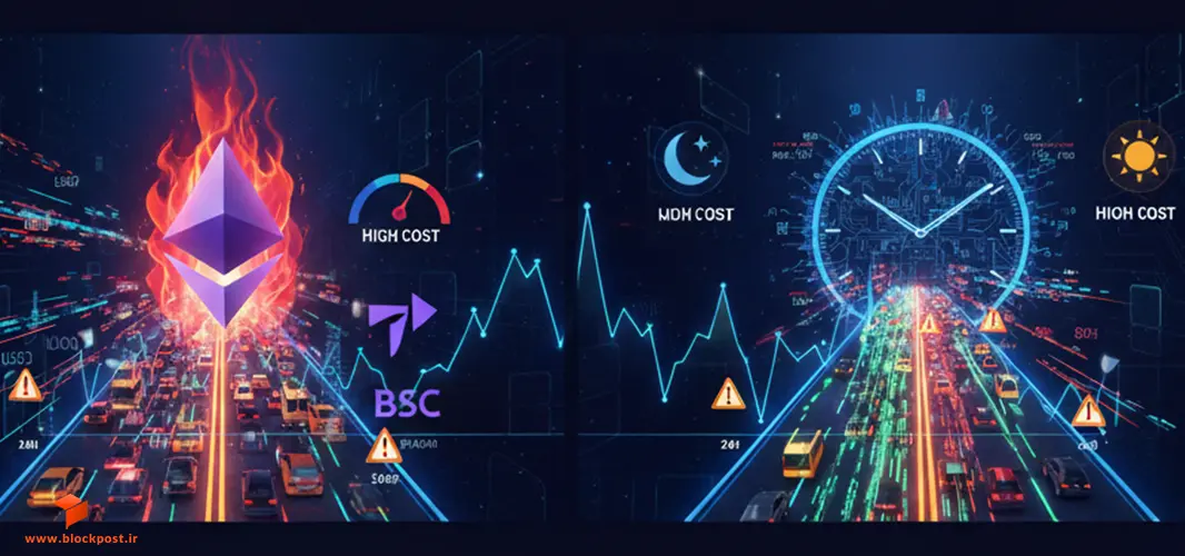 عوامل مؤثر بر هزینه انتقال USDT