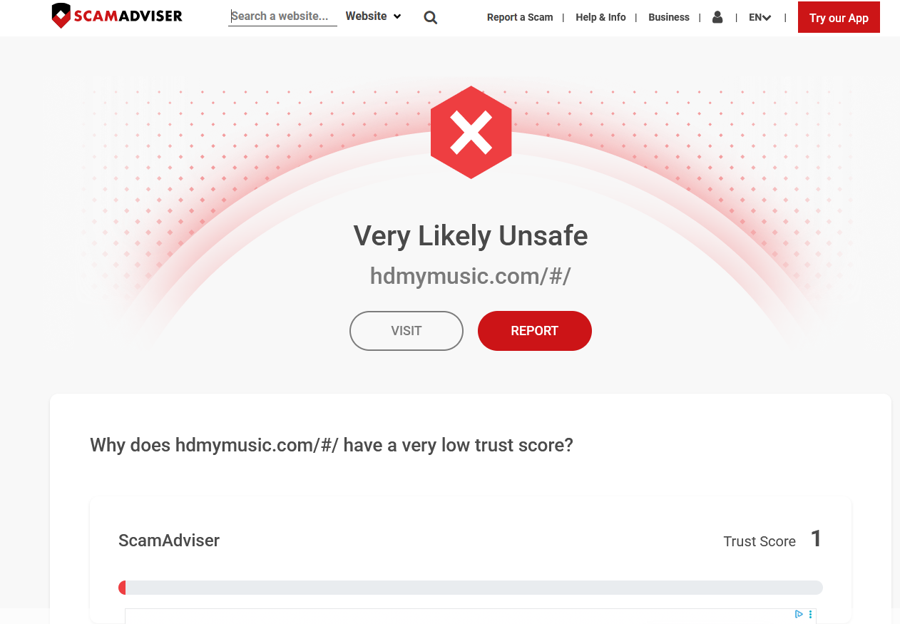 بررسی در Scamadviser